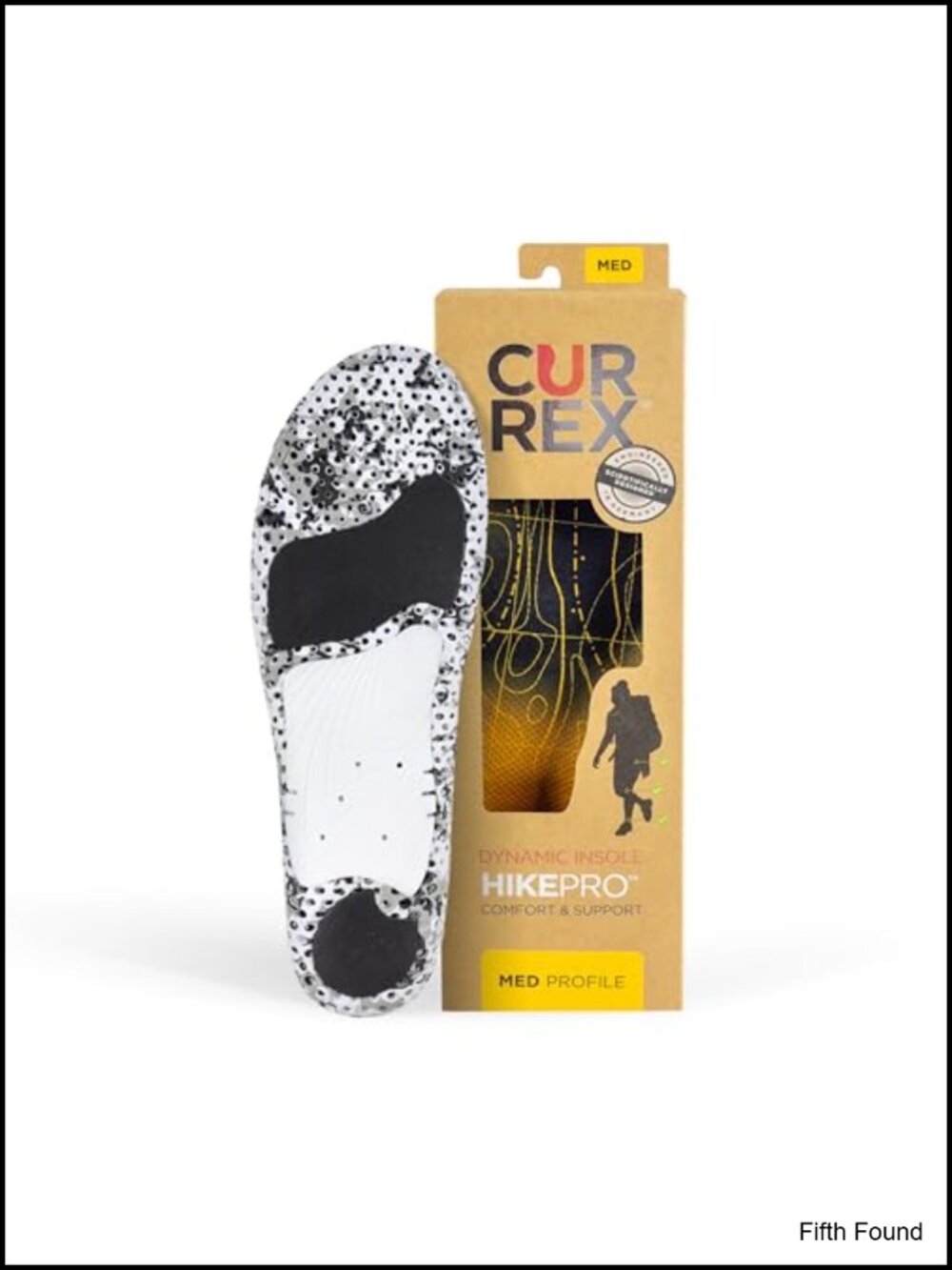 HikePro Shock Absorbing Hiking Insoles Low Arch Anti-Slip Heel Support